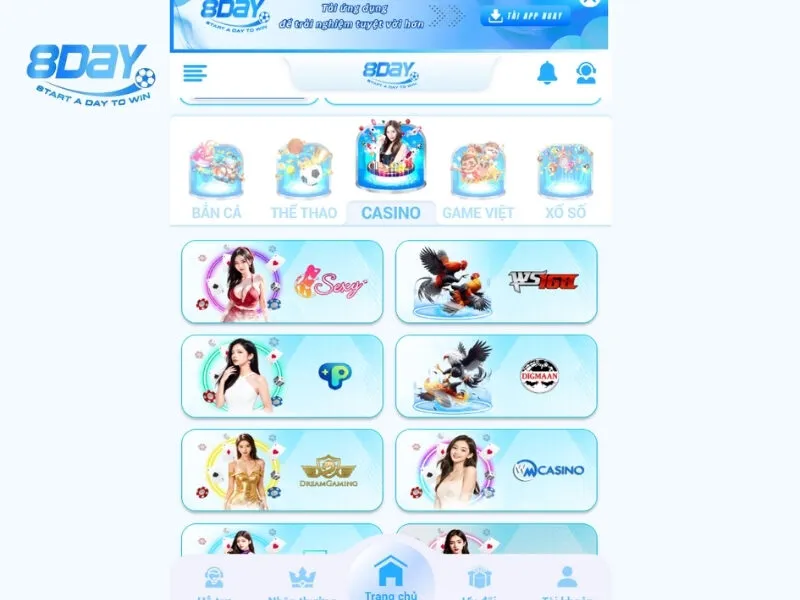 Chơi cá cược casino online hấp dẫn