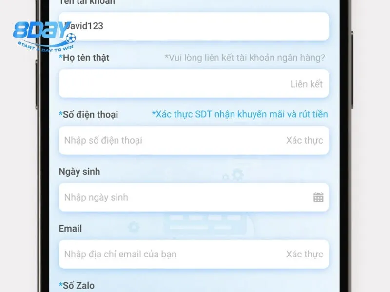 Đăng ký tài khoản nhanh chóng nhất cho cược thủ