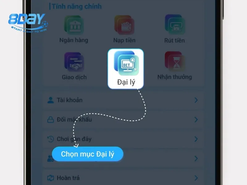 Hướng dẫn cách đăng ký đại lý 8day