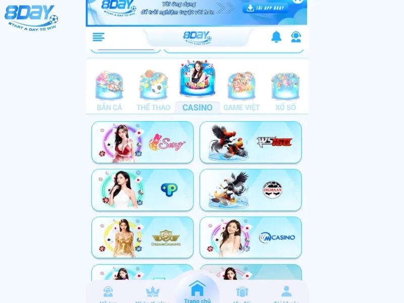 Tổng quan chung về tựa game cá cược xóc đĩa 8day